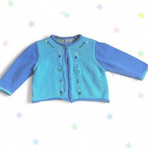 vintage baby girl Knit Cardigan
